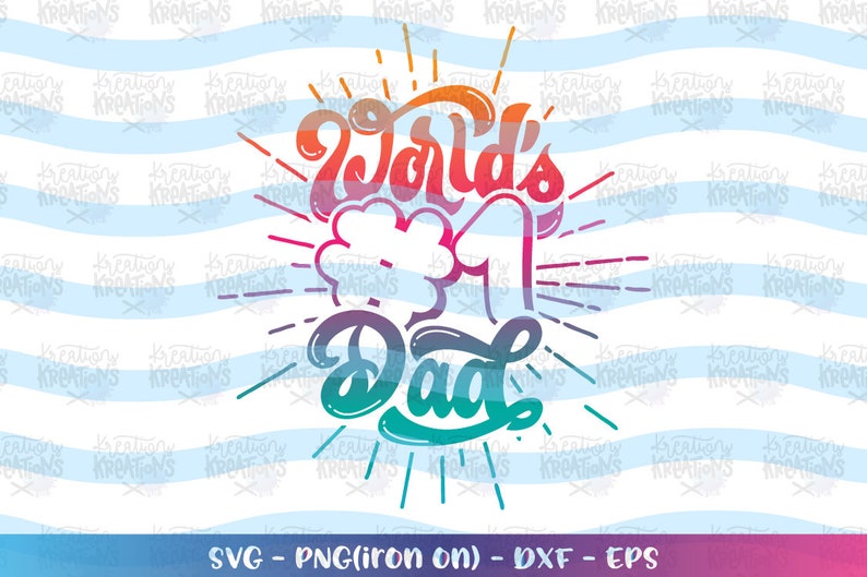 Download World's Number 1 Dad svg Father's Day SVG Dad Papa | Etsy