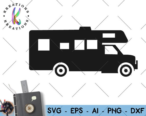 Download Rv Svg Rv Truck Car Clipart Svg Printable Decal Iron On Svg Etsy