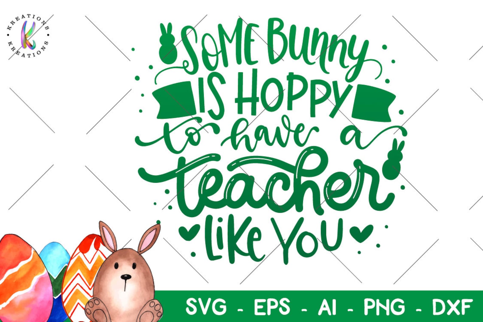 Download Some bunny is hoppy to have a teacher like you svg easter | Etsy