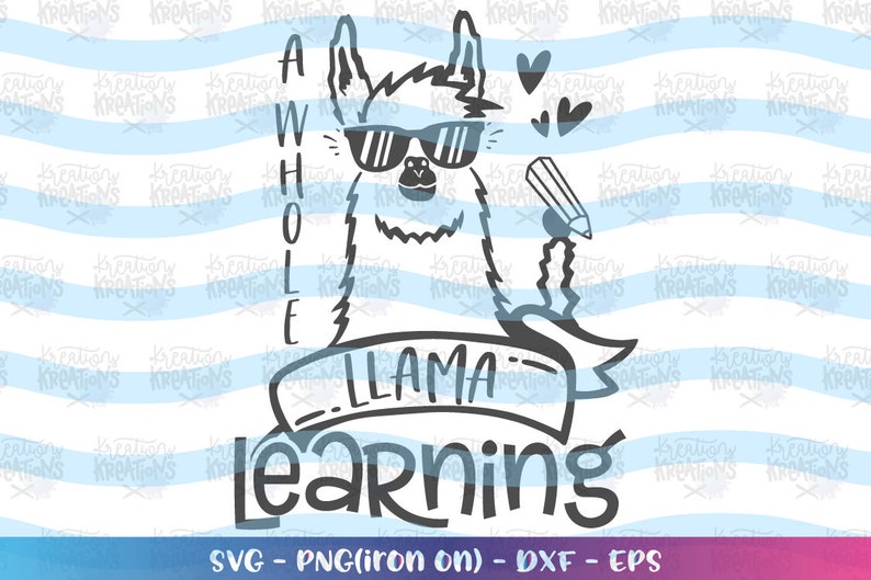 Download A whole Llama learning svg Teacher Llama svg Students kids | Etsy