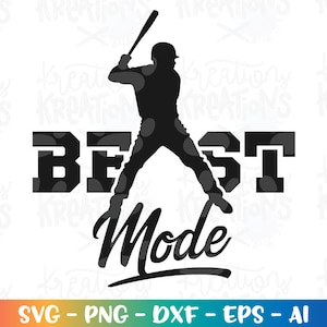 Ragazzo di baseball svg Silhouette di baseball clipart svg stampa maglietta tagliata File Cricut Silhouette Cameo download immediato Vettore SVG EPS dxf PNG