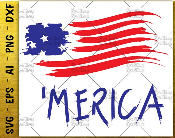 Download Merica svg american flag svg usa flag distressed svg ...