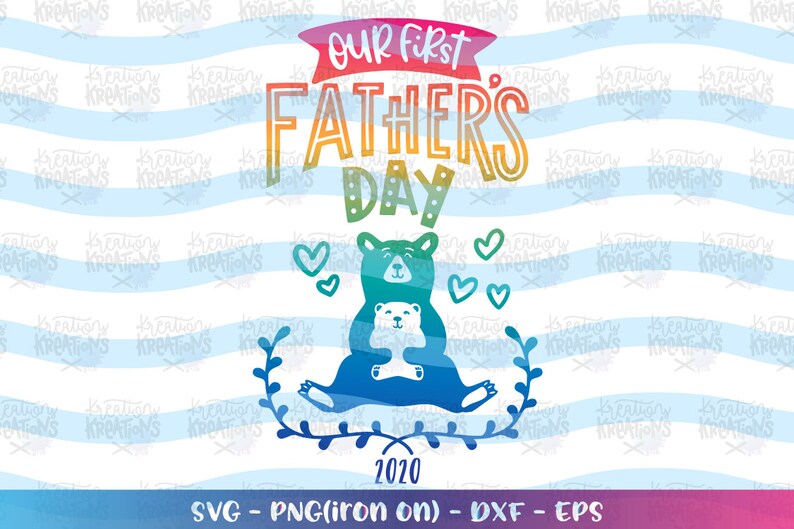 Download Our first father's day svg Papa bear and cub Father's | Etsy
