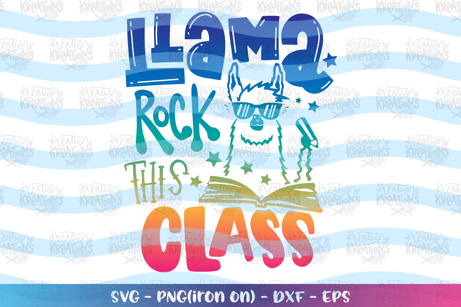 Download Llama Rock this Class svg Teacher Llama svg Students kids ...