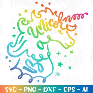 Be a Unicorn svg Hand lettered svg hand drawn svg print iron on cut Files Cricut Silhouette cameo Instant Download / vector svg dxf png jpg