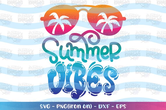Download Hand Lettered Svg Hand Drawn Svg Summer Vibes Cute Kids Shirt Etsy