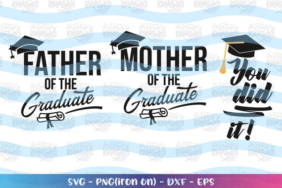 Download Mother Of The Graduate Svg Graduation Hat Diploma Gift Cut Etsy