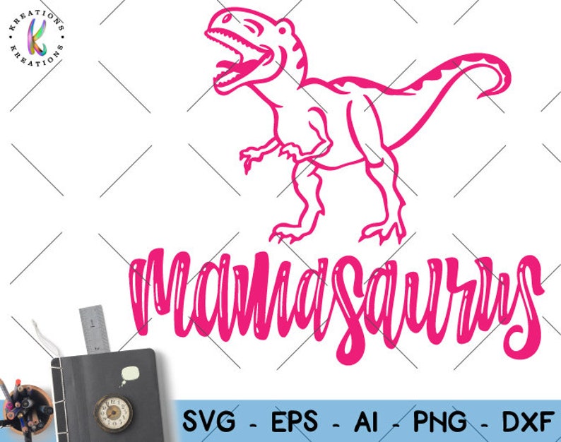 Download Mamasaurus svg Dinosaur svg Mom Mommy Dinosaur svg hand | Etsy