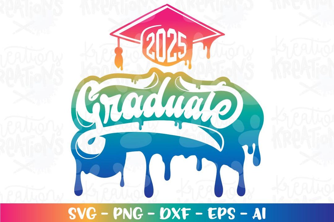 Graduate Svg 2025 the Grad Svg Graduation Svg Squad Svg Decal Print Cut ...