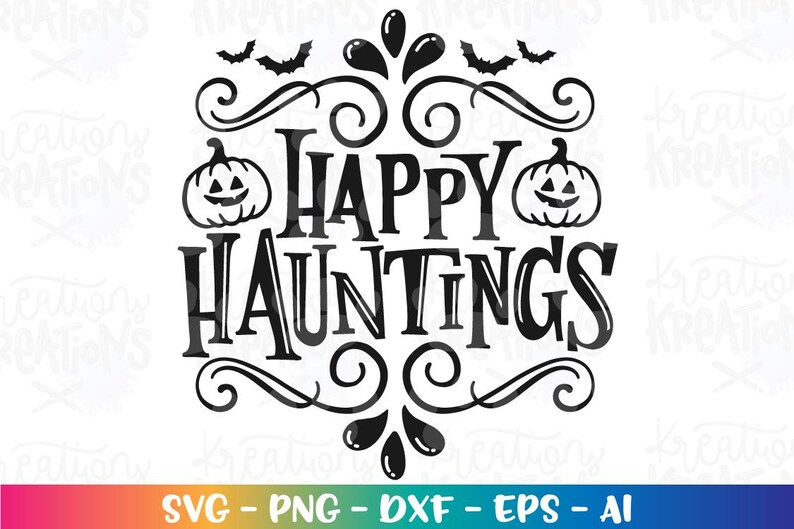 Trick or Treat SVG Happy Halloween Svg Scary Pumpkin Clipart Cut ...