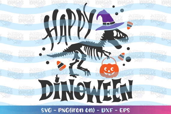 Download Happy Dinoween Svg Happy Halloween T Rex Dinosaur Halloween Etsy