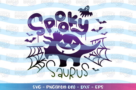 Download Spooky Saurus Halloween Svg Dinosaur Funny Halloween Quote Etsy