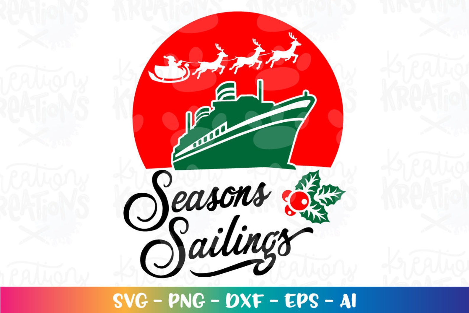 christmas cruise svg