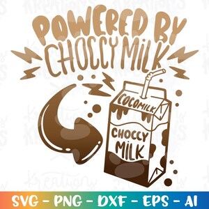 Powered by Choccy Milk Cioccolato al latte SVG Scatola del latte ragazzo ragazza stirare stampa svg silhouette file di taglio silhouette cricut studio Scarica png dxf