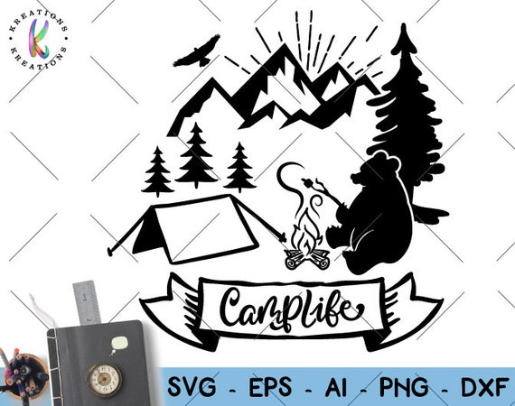 Free Free 199 Mountain Camping Svg Free SVG PNG EPS DXF File