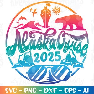 ALASKA trip svg Alaska cruise ship polar bear Ice caps shirt pritn iron on iron on cut file silhouette cricut cameodownload vector png