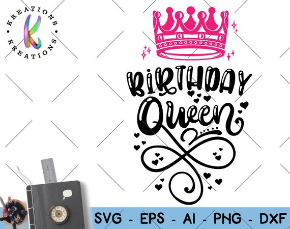 Free Free 164 Birthday Queen With Crown Svg SVG PNG EPS DXF File