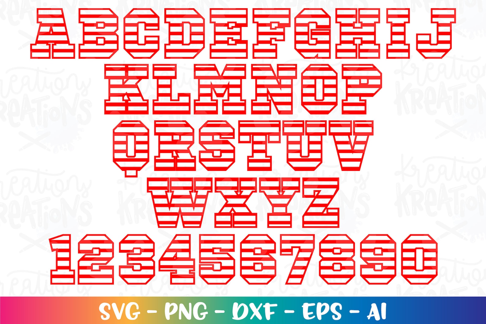 Stars and Stripes Font Svg Letters Svg Sports Stars Alphabet Etsy