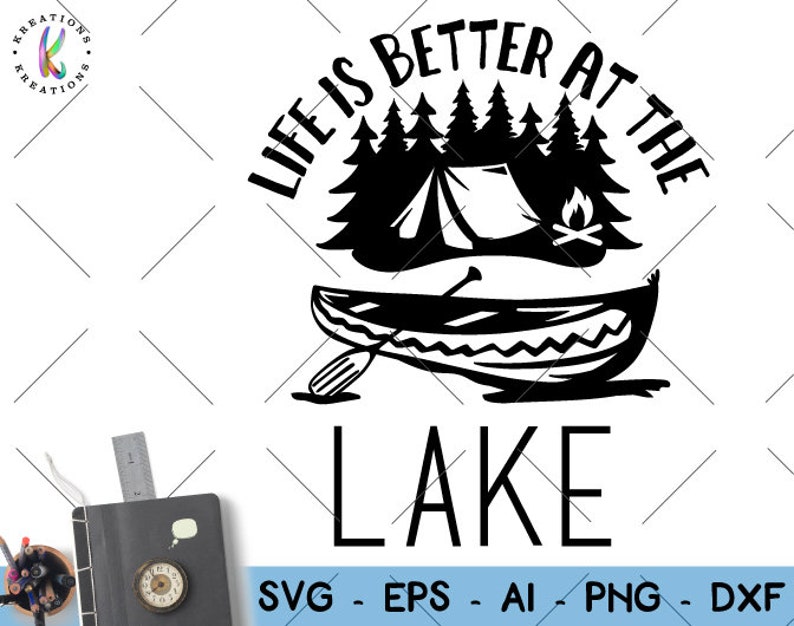 Download Kayak Fishing Svg - Layered SVG Cut File