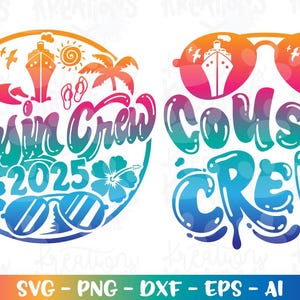 Cruzeiro svg Cousin Crew óculos de sol camisa de cruzeiro impressão primo família ferro em impressão arquivo de corte silhueta cricut camafeu download vetor png