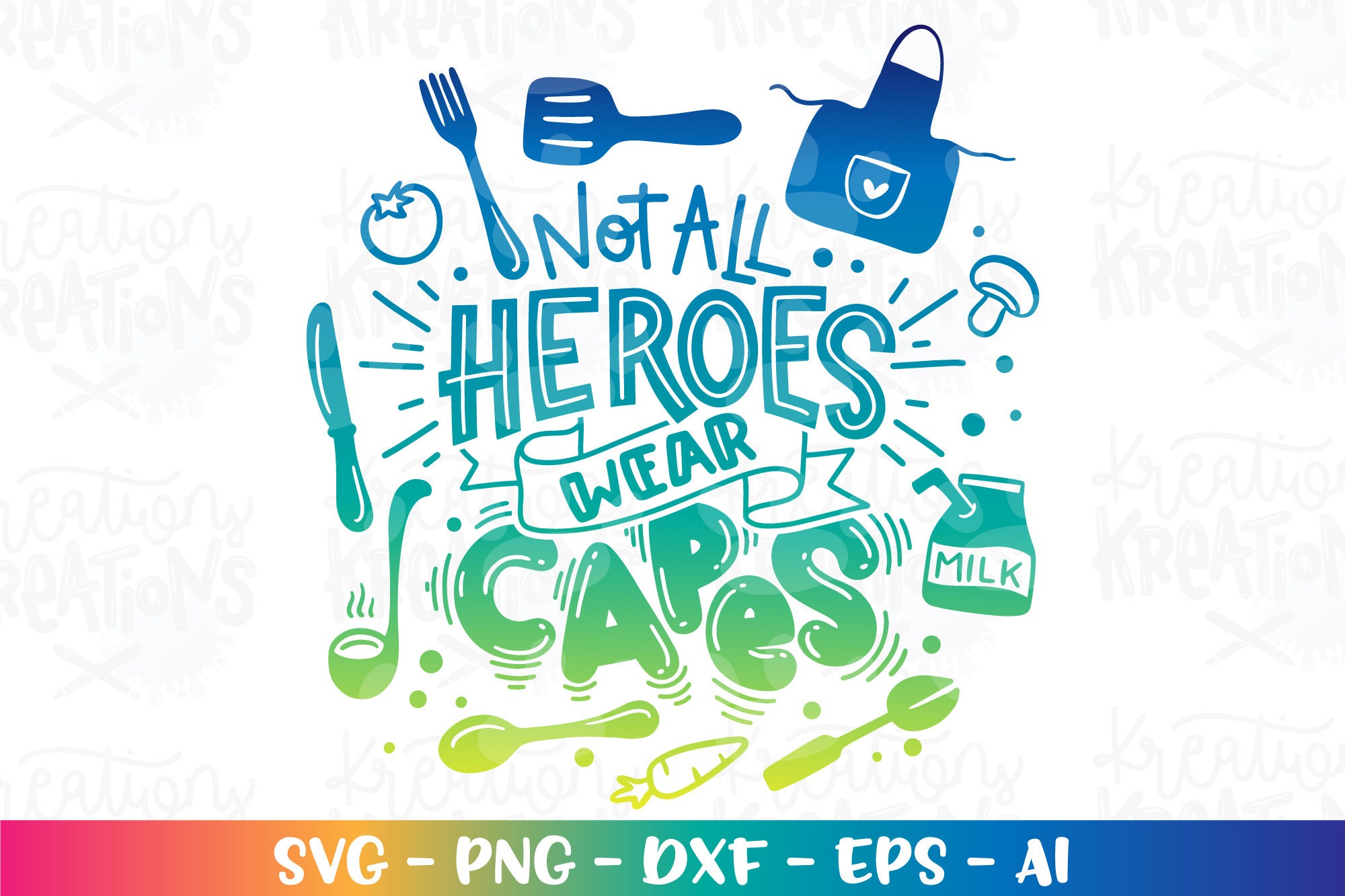 Lunch Lady SVG Not All Heroes Wear Capes Svg Cafeteria - Etsy