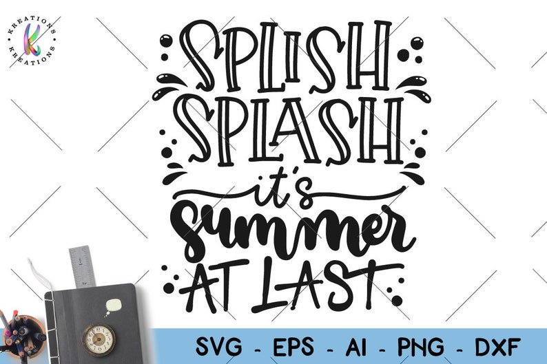 Download Summer svg Splish Splash it's summer at last Svg cute kids ...