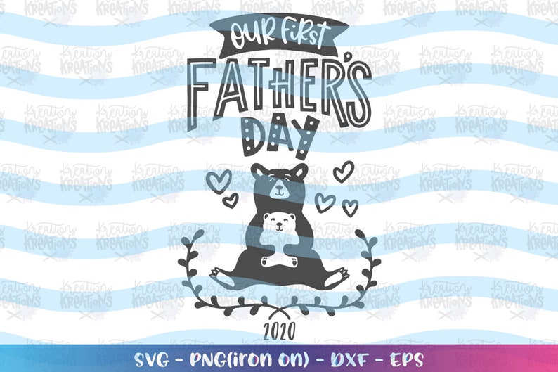 Download Our first father's day svg Papa bear and cub Father's | Etsy