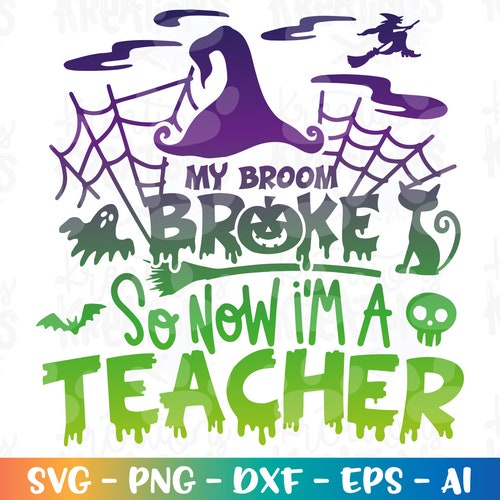 My Broom Broke Instant Download SVG PNG JPEG - Etsy