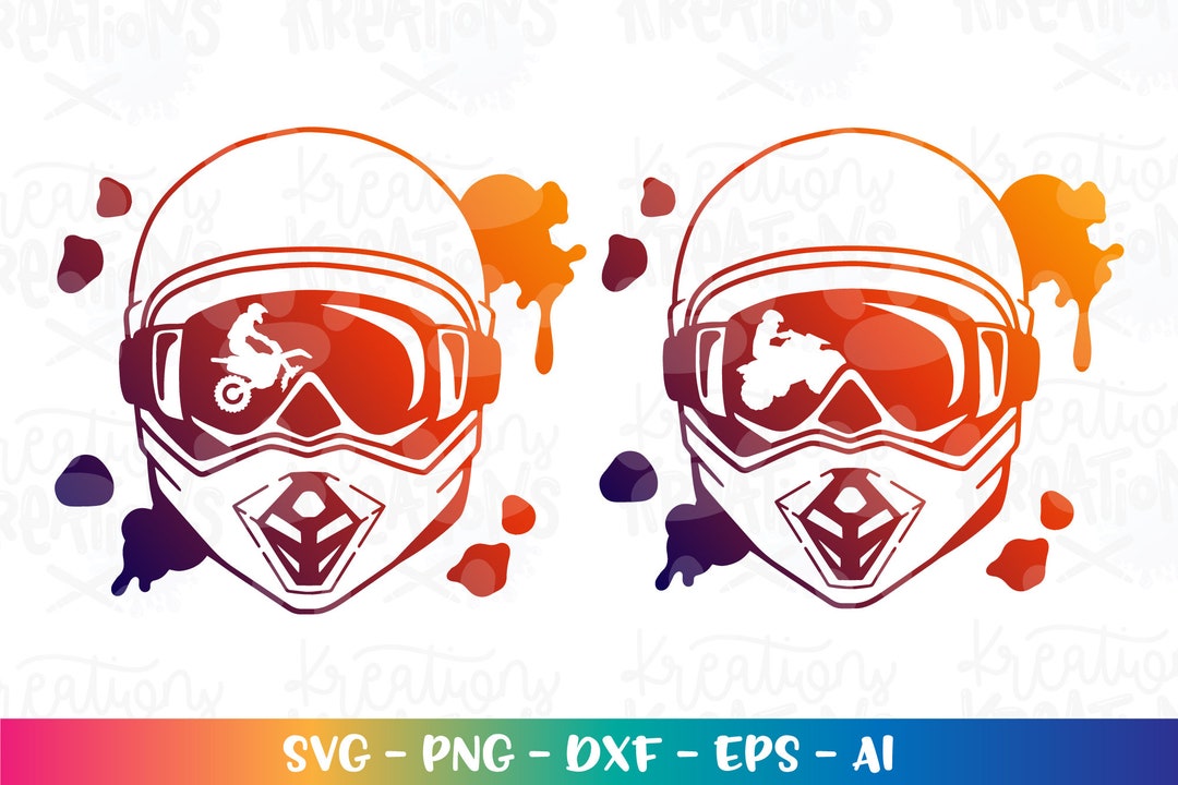 Dirt Bike Helmet Svg Dirt Bike Motorbike Buggy Reflection Goggles Motorcross Muddy Print Iron on