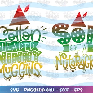 Filho de um Quebra-Nozes svg Natal Camisas combinando imprimir ferro em arquivo cortado Silhueta Cricut Baixar vetor
