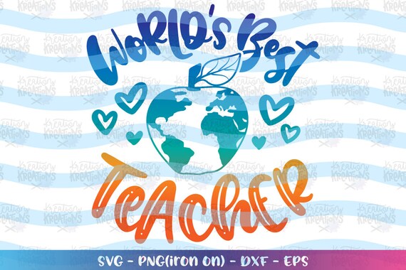 Download Worlds Best Teacher Svg Atlas Globe Svg Apple World Svg Etsy