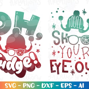 Weihnachten svg You'llshoot your eye out svg Weihnachten lustige Wintermütze Ohrenklappen Druck Aufbügeln Schnittdatei Cricut Silhouette Download Vektor