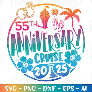Cruzeiro svg 55º aniversário Cruzeiro emblema cruisin' camisa impressão svg decalque corte arquivo silhueta cricut download vetor png Sublimação