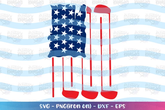 Download Golf American Flag Svg Father S Day Gift Shirt Svg Golf Etsy