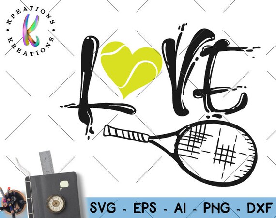 Download Tennis Svg Love Tennis Svg Hand Drawn Svg Tennis Racket Svg Etsy
