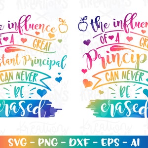 Cytat dyrektora svg Powiedzenia dyrektora svg wpływ dobrego dyrektora nigdy nie może zostać wymazany svg plik do cięcia Cricut wektor SVG png dxf