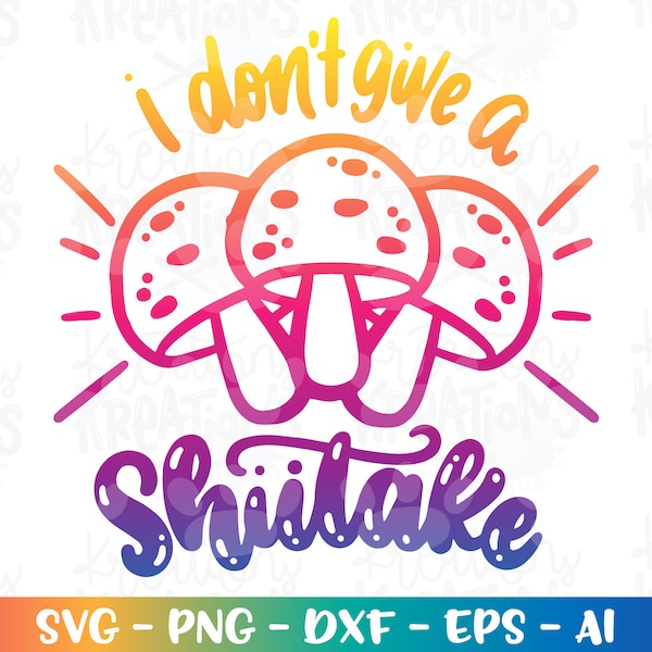 Shiitake Mushroom Svg Etsy UK