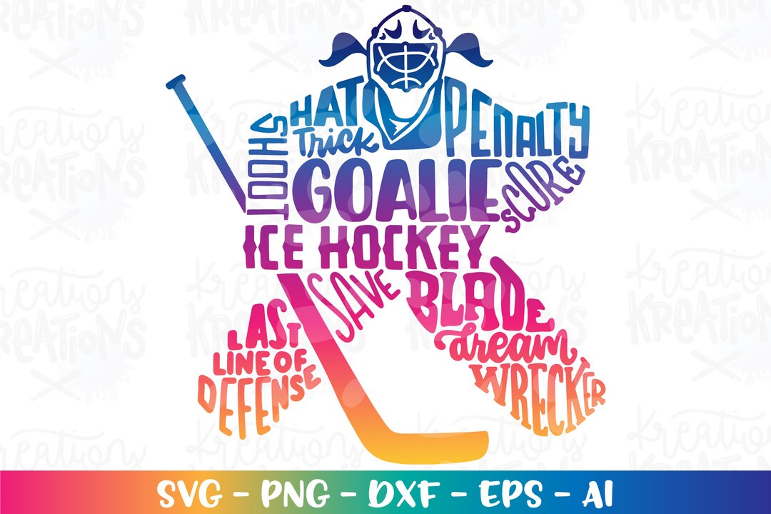 Ice Hockey Goalie Girl SVG Last Line of Defense Cut File Print Iron on ...