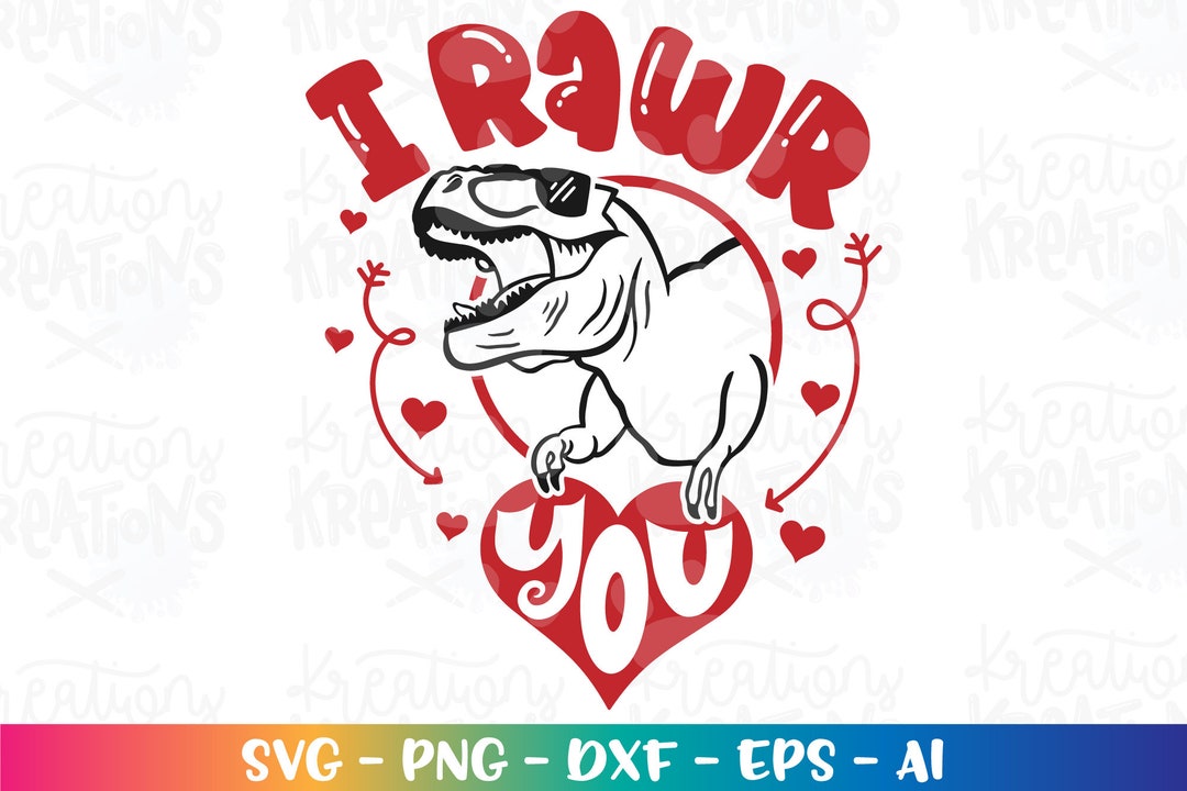 I RAWR you svg lindo dinosaurio T-Rex Love Hearts Valentines - Etsy México I RAWR you svg lindo dinosaurio T-Rex Love Hearts Valentines - Etsy México