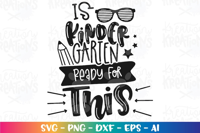 Is Kindergarten Ready for This SVG Back to School Svgrock Star Hand ...