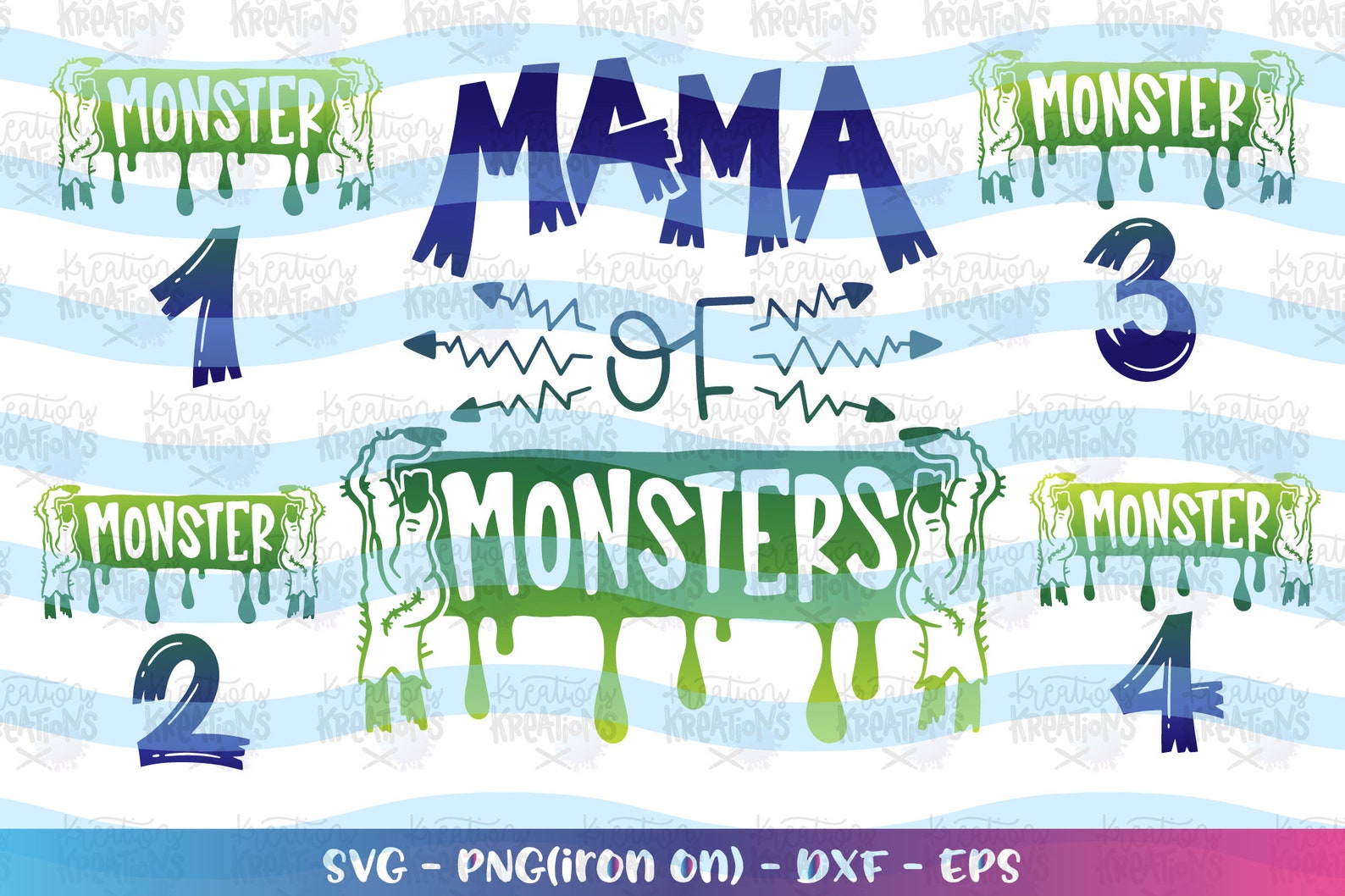 Download Halloween SVG Mama of Monsters svg matching shirts Monster | Etsy