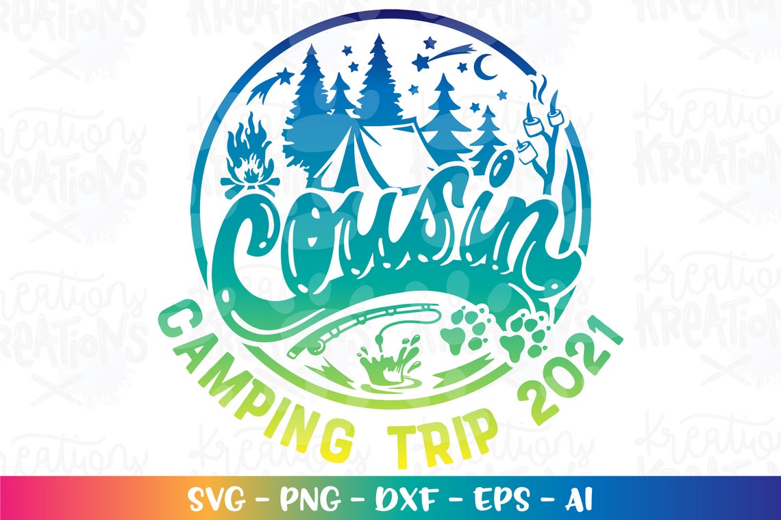 Download Cousin Camping Trip svg Cousin Family Name svg sublimación ...