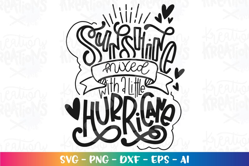 Hand Drawn SVG Hand lettered svg Summer quote saying svg print shirt cut file Cricut Silhouette Instant Download vector SVG png eps dxf image 2