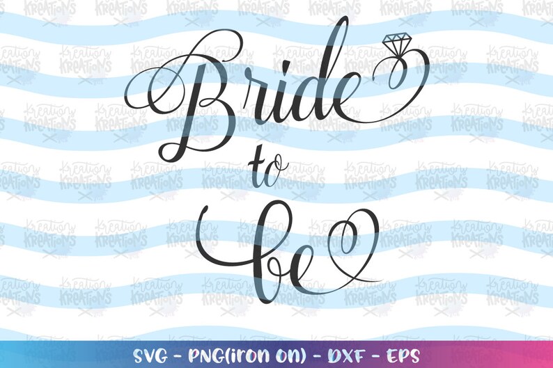 Download Bride to be SVG / Wedding quote Bridal svg Marriage cut | Etsy