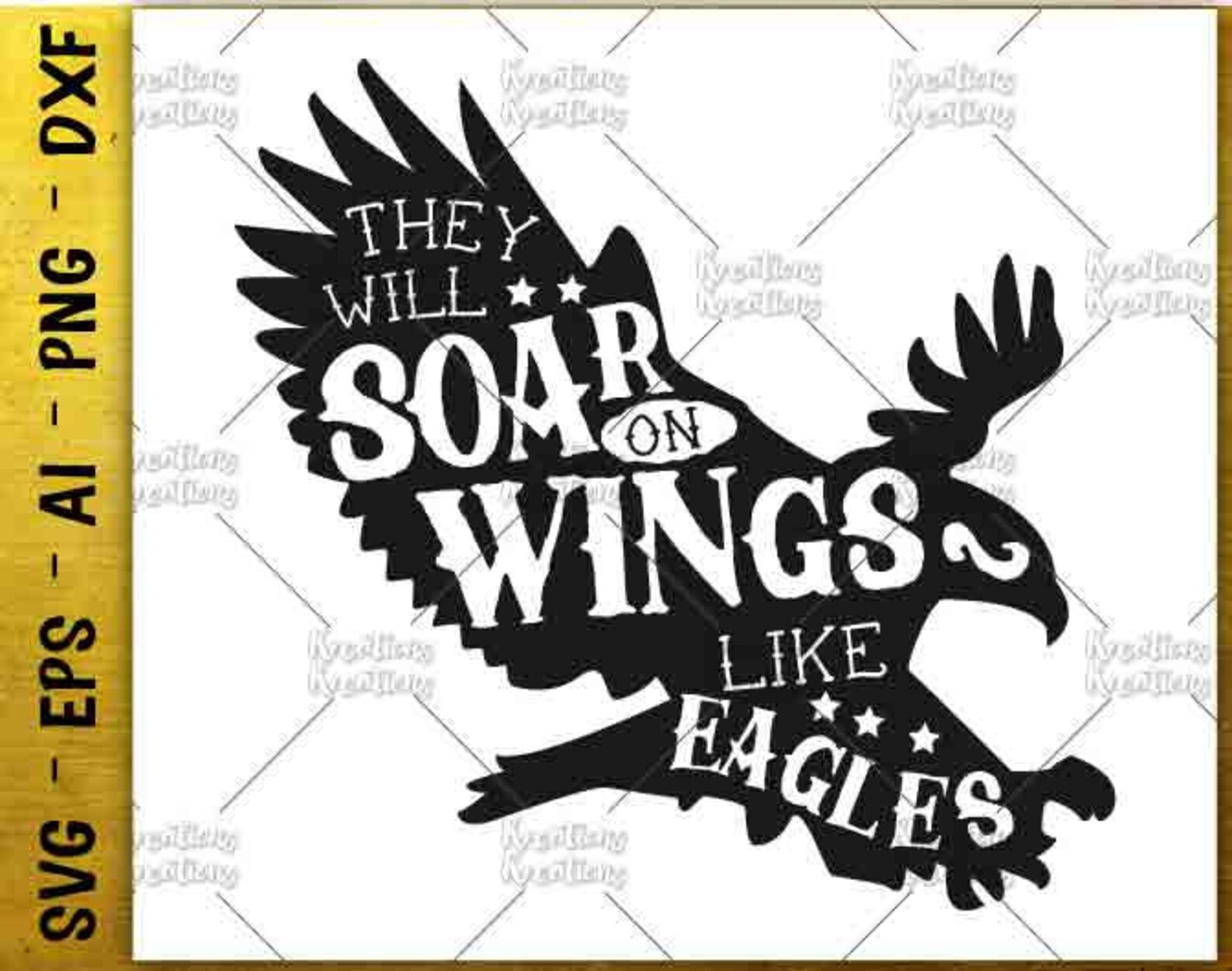 They will soar on wings like eagles svg spiritual quotes svg Etsy