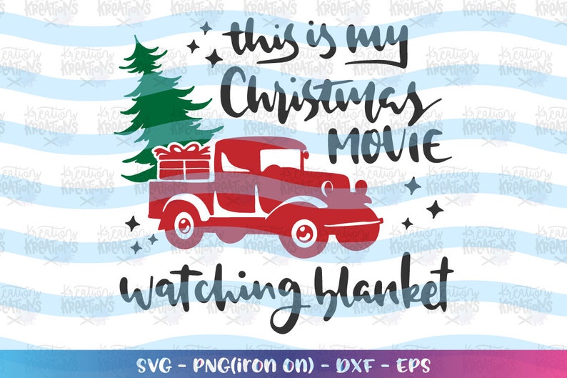 This is my Christmas Movie watching blanket SVG christmas | Etsy