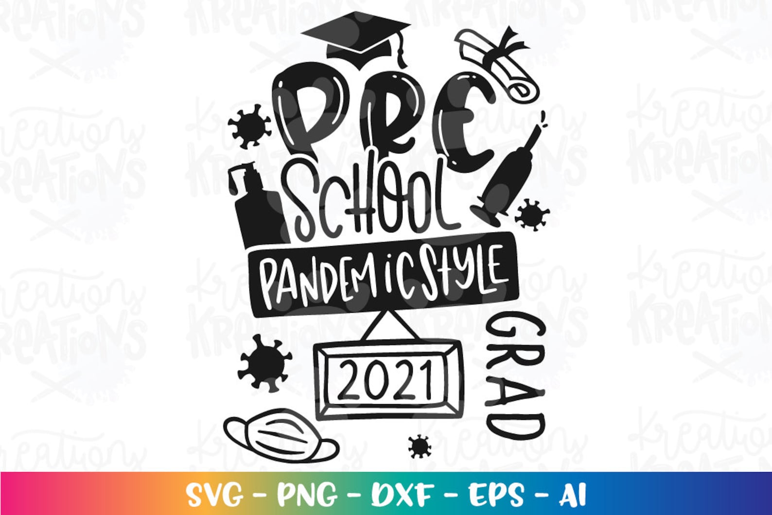 Download Preschool graduate SVG Preschool Kindergarten 2021 ...