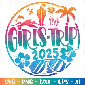 Cruise ship svg Girls Trip Cruise Life emblem cruisin&#39; cruise shirt print svg decal cut file silhouette cricut cameo download vector svg png