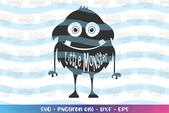 Monster SVG cute SVG little Monster svg print iron on baby svg | Etsy