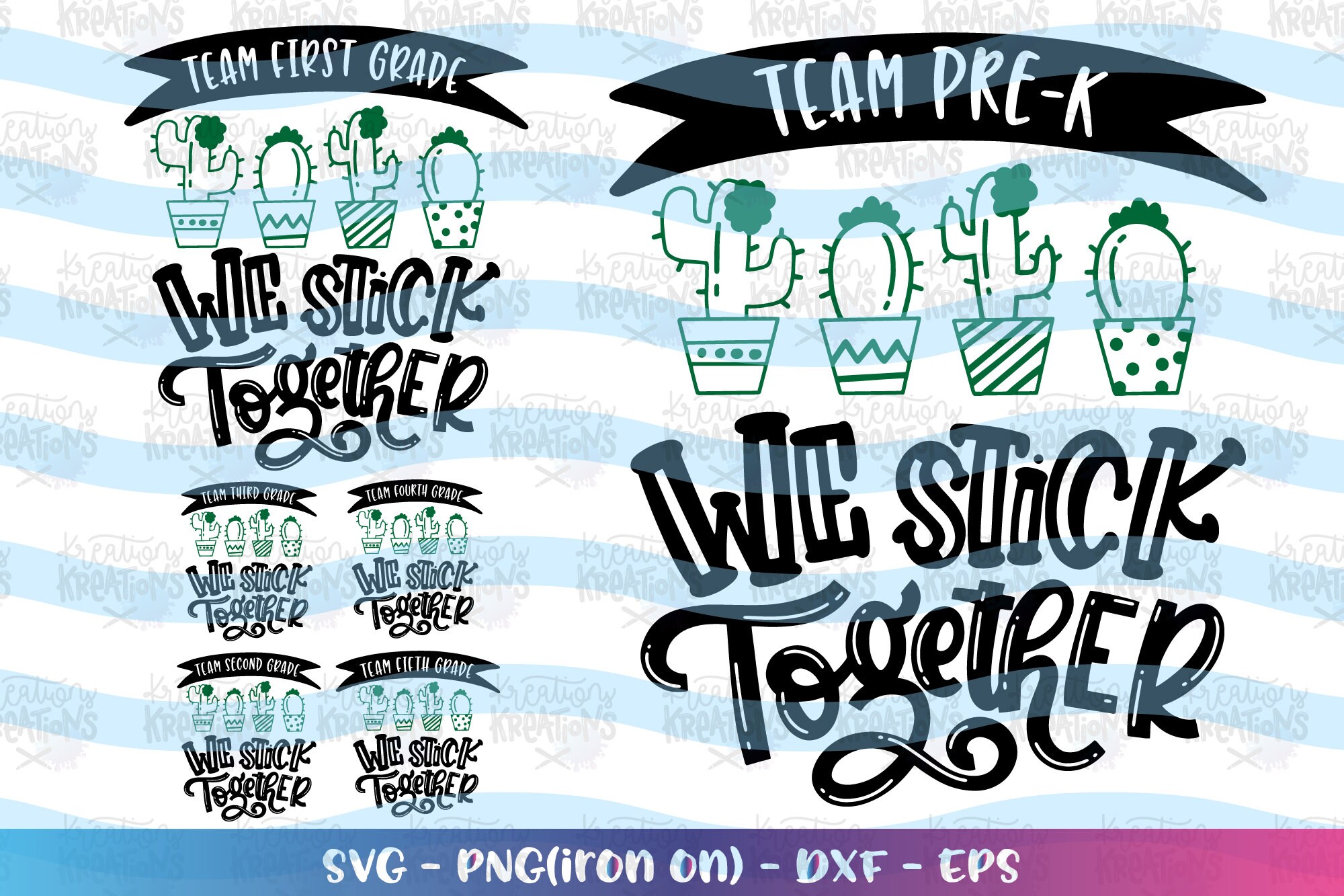 Teacher SVG classroom SVG First Second Third Kindergarten Prek | Etsy